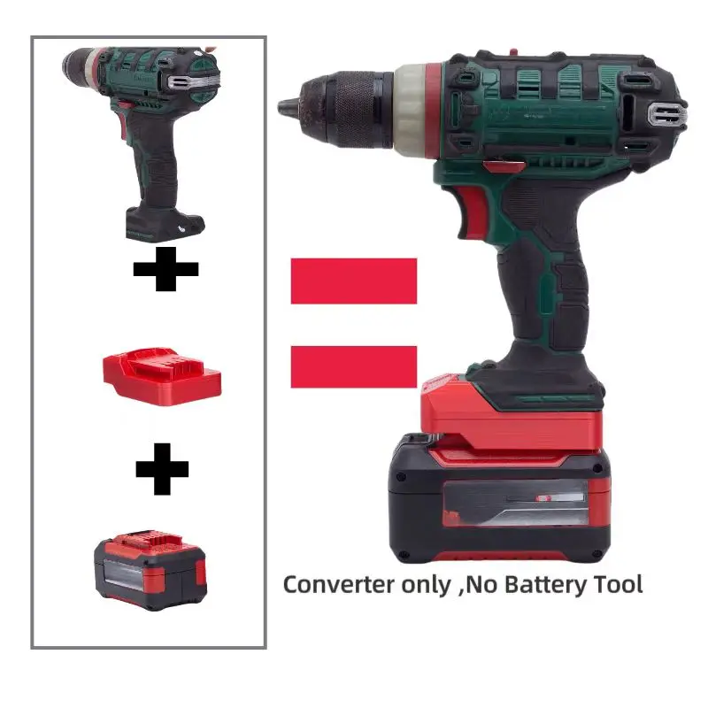 Battery Adapter/Converter for Ozito Einhell  18V Lithium  Adapter To Parkside X20V Tool Connector(Not Include Tools and Battery)