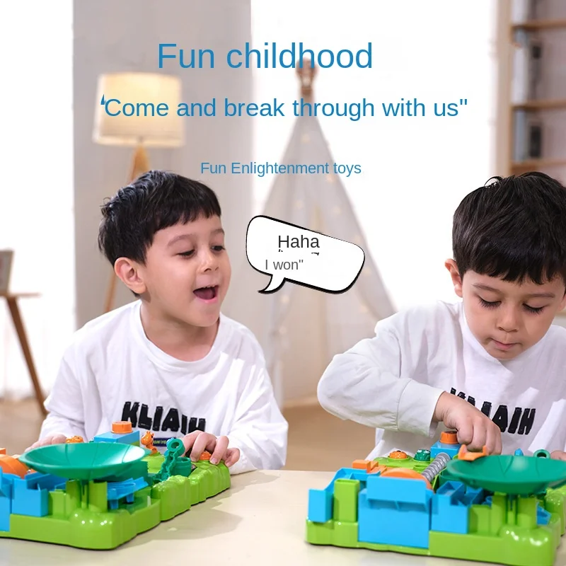 子供のためのジャングルの冒険を学ぶための迷路ボール,学習玩具,インテリジェンスチャレンジ,デスクトップゲーム,戦闘思考
