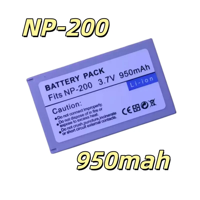 Replacement battery NP-200 950mah 1200mah for XT XI XG X6 X NP200 Camera battery Charger