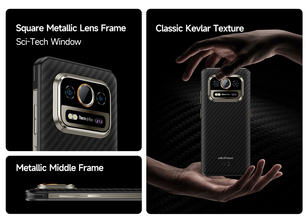 Ulefone Armor 25T Pro 5G Rugged Phone 33W 50MP+64MP NFC Waterproof Smartphone Android 14 ROM 256GB