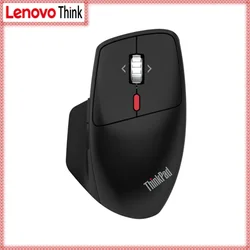 Lenovo ThinkPad Wireless Mouse 2.4G Bluetooth Office Multi-function Button Laser Engine Multi-speed Adjustment Black