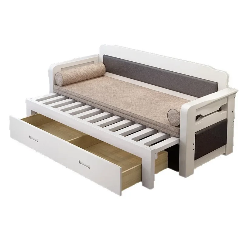 New Chinese-style two-in-one retractable sofa bed integrated dual-purpose multi-functional 1.5 small apartment household dual-pu