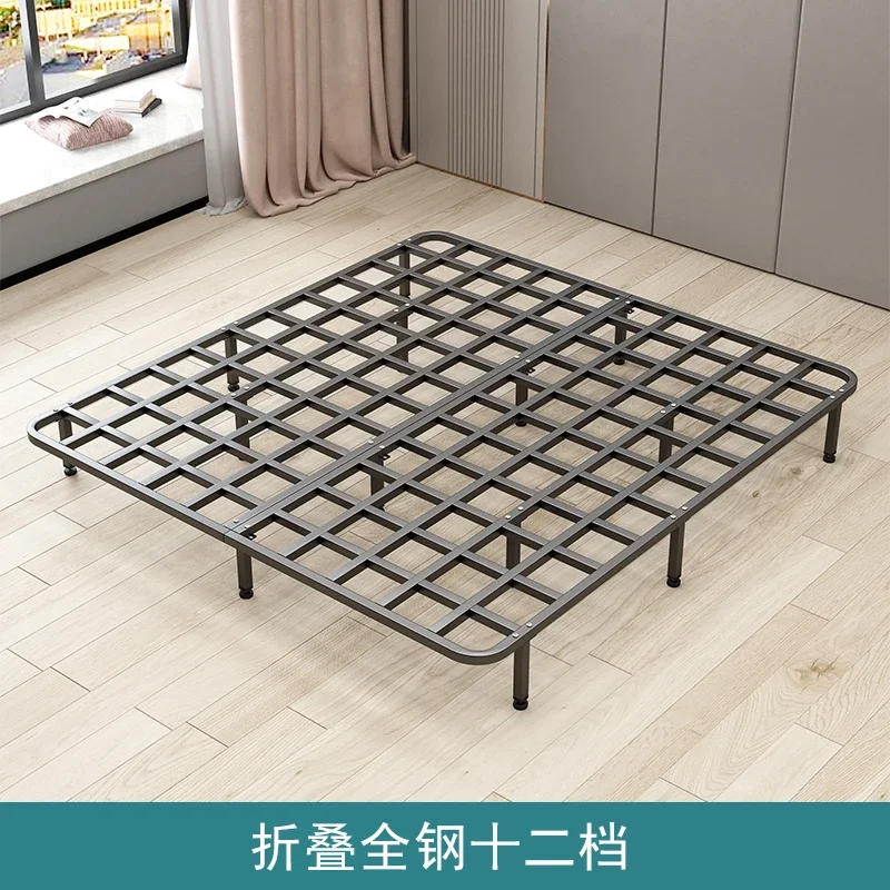 Customized mattress frame support frame, tatami rice moisture-proof mattress frame bed board, all steel keel bed frame, househol