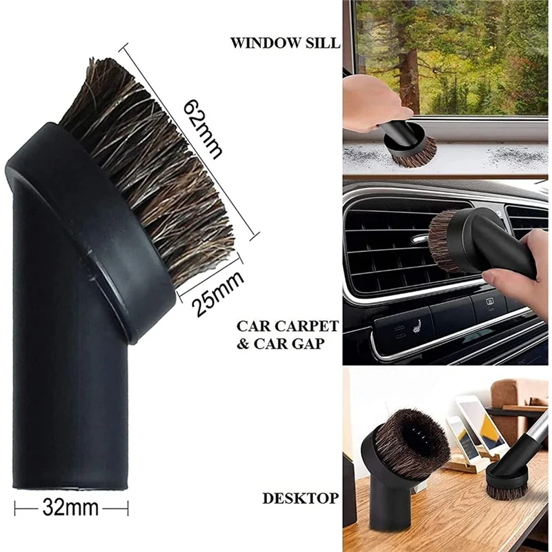 A84G-1 1/4 بوصة ملحقات ومرفقات المكنسة الكهربائية، فوهة مرفقة لفرشاة التنظيف المنزلية، أداة شق مرنة #6