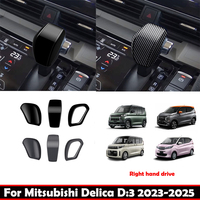 RHD For Mitsubishi Delica D:3 2023 2024 2025 EK space wagon EKX Central Control Gear Head Shift Knob Cover Interior Accessories