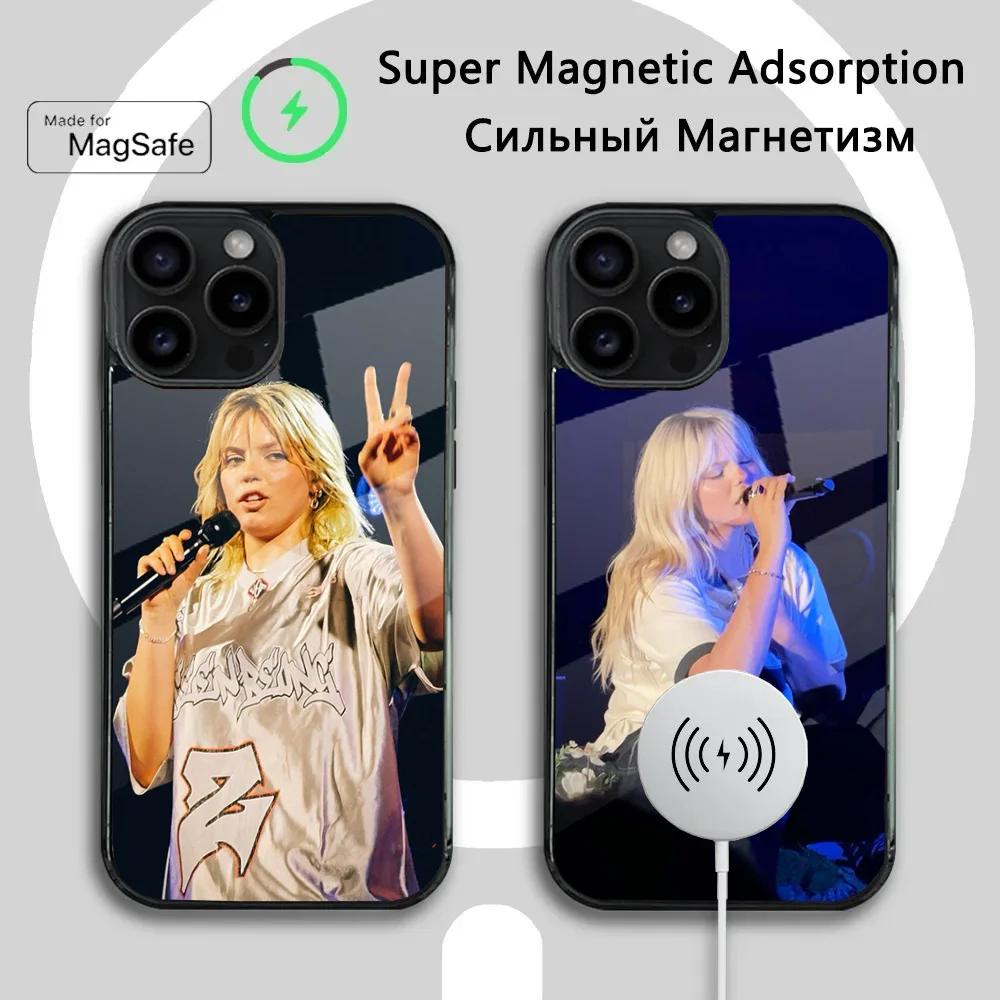 Singer R-Renee Rapp Phone Case For iPhone 16 15 14 13 12 11 Plus,Pro,Max Mini Magsafe Magnetic Wireless Charging