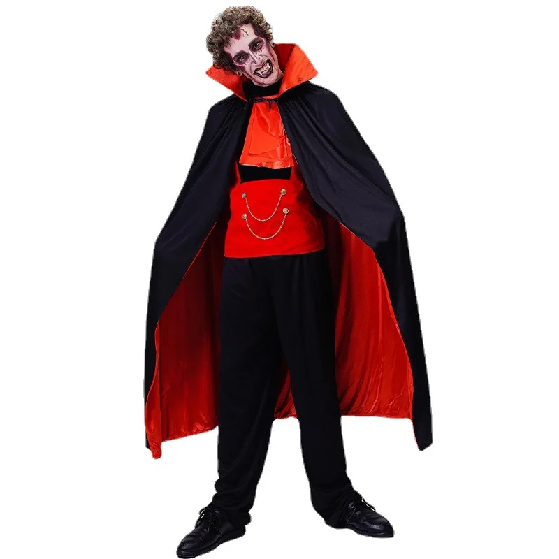 زي الهالوين للرجال البالغين من مصاص الدماء المرعب الخفافيش كبيرة الحجم للرجال مصاص الدماء لعب الأدوار زي المسرح #5