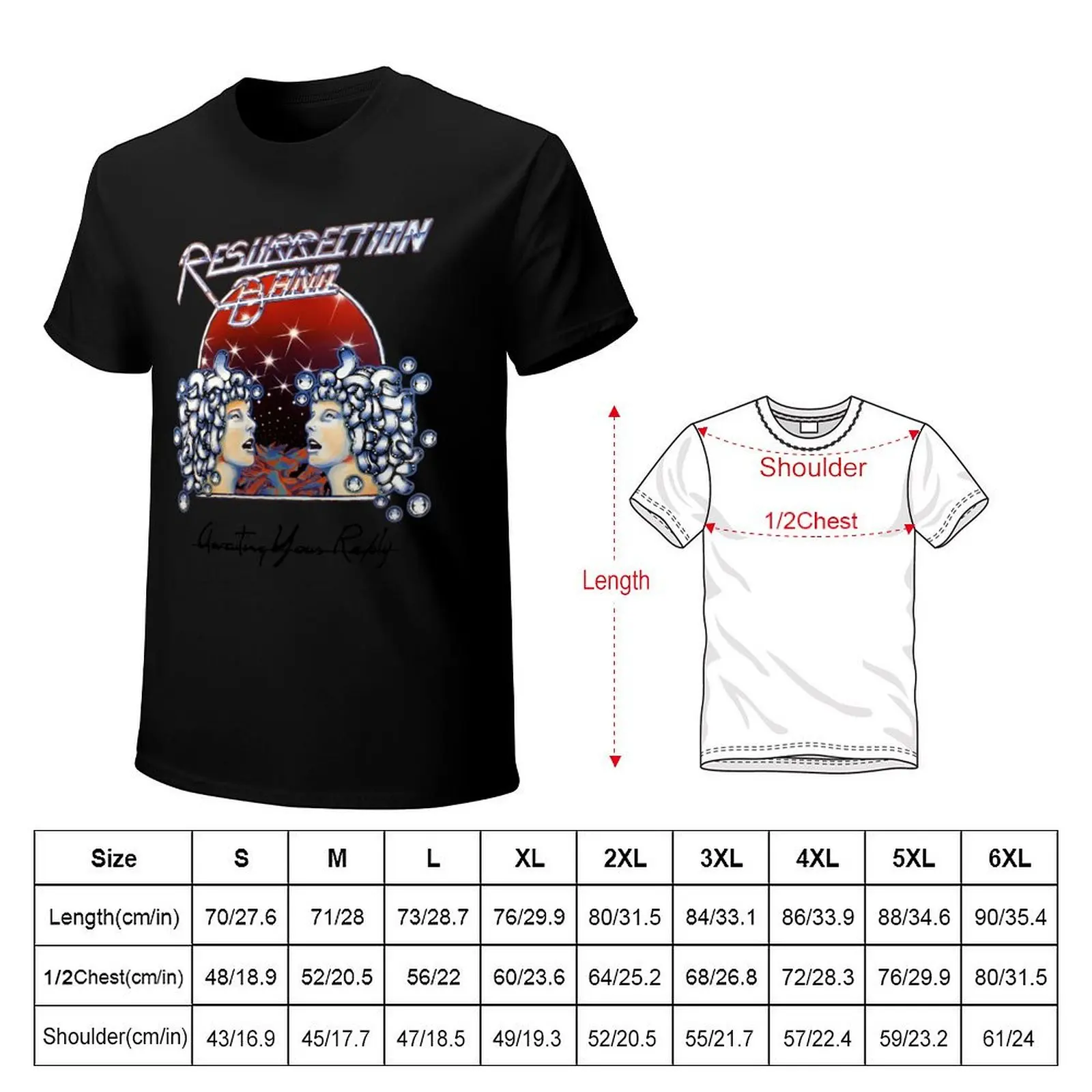 Resurrection Band - Awaiting Your Reply T-Shirt t shirt for man 100 percent cotton T-Shirt