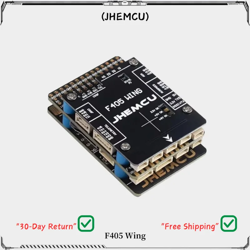 

JHEMCU 2025 Новый F405 Wing INAV Контроллер полета Встроенный барометр Гироскоп OSD Blackbox BEC для радиоуправляемого самолета с фиксированным крылом
