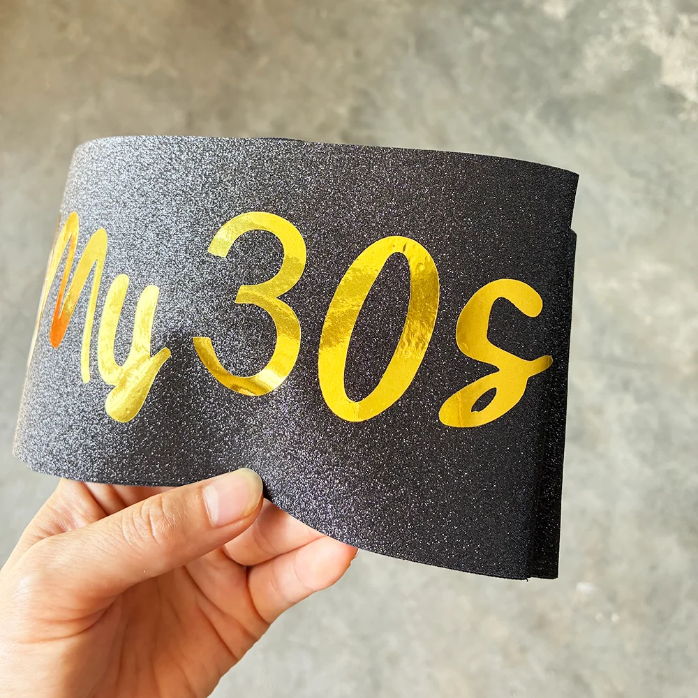 30th Birthday Banner Sash and Tiara Funny 30th Birthday Gift RIP to My 20s Sash to My Youth 30 Years Old Birthday Party Decorati - view 4