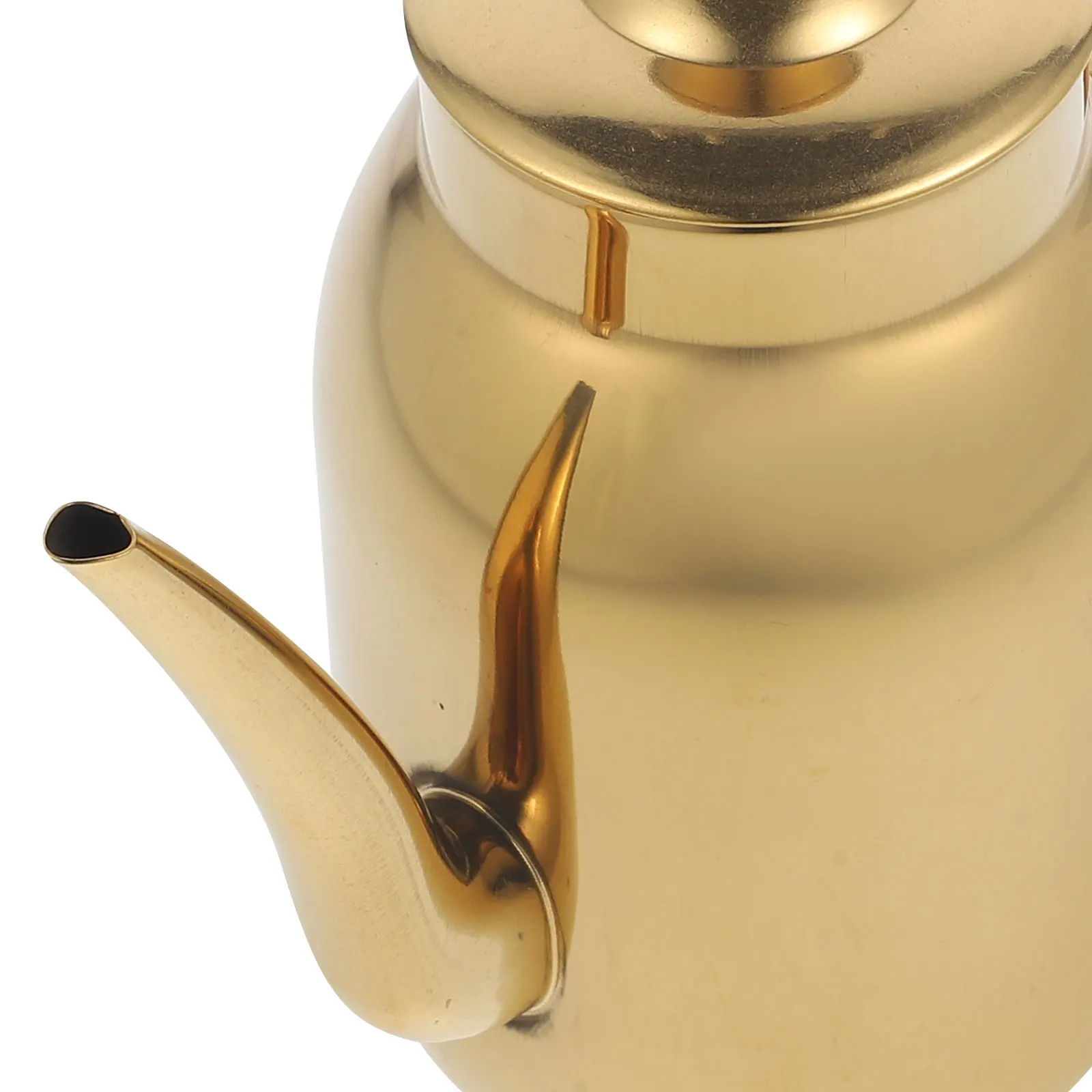 

1pc Stainless Steel 300ml Golden Oil Pot Filter Residue Design Kitchen Frying Waste Oil Holder Easy Pour Household Container Soy