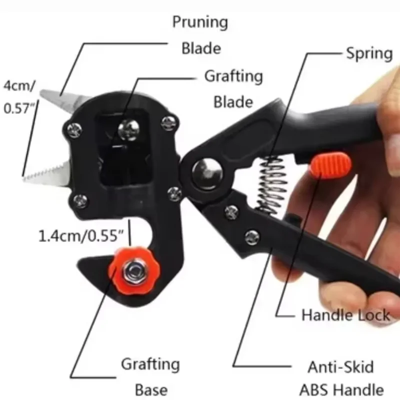 

A21Q -9PCS Pruning Cutting Knife Garden Tools Professional Farming Pruning Shears Grafting Scissor Fruit Tree Secateurs