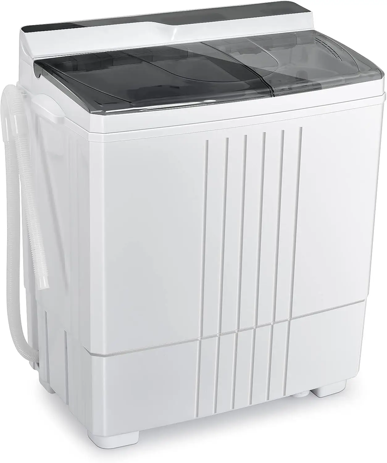 Portable Washing Machine, Twin Tub Washer and Dryer Combo, 21Lbs (14.4Lbs Washing and 6.6Lbs Spinning), Compact Mini Laundry