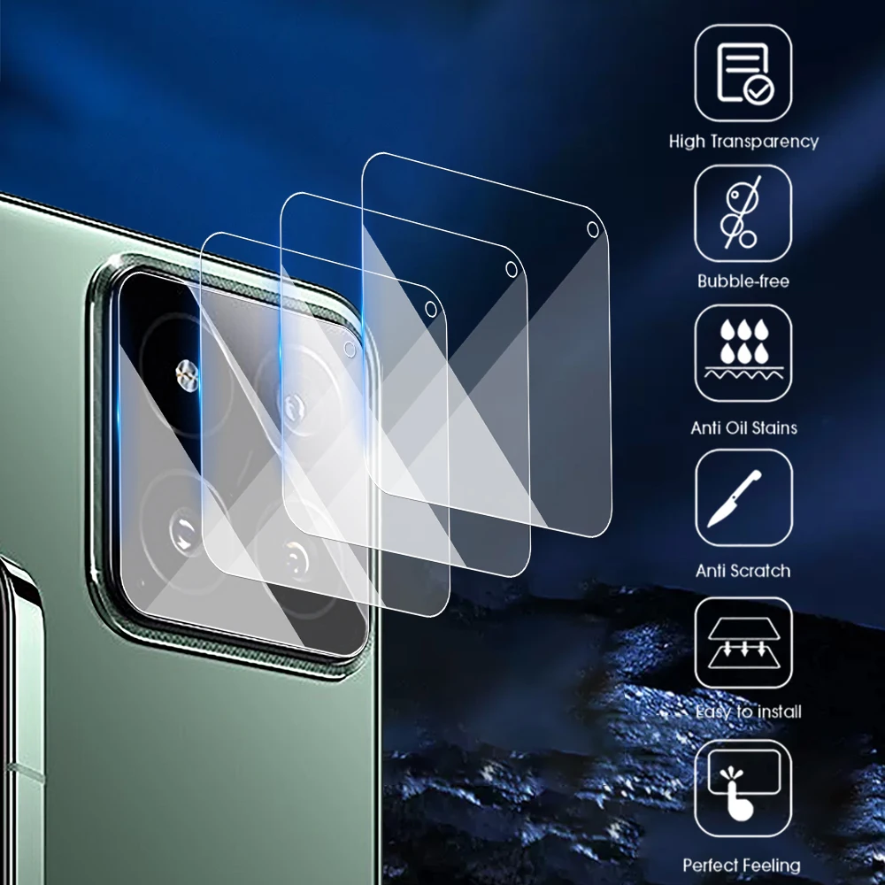 For Xiaomi 14 Camera Lens Protector Anti-scratch Protective Tempered Glass Film for Mi 14 HD Transparent Clear Lens Films