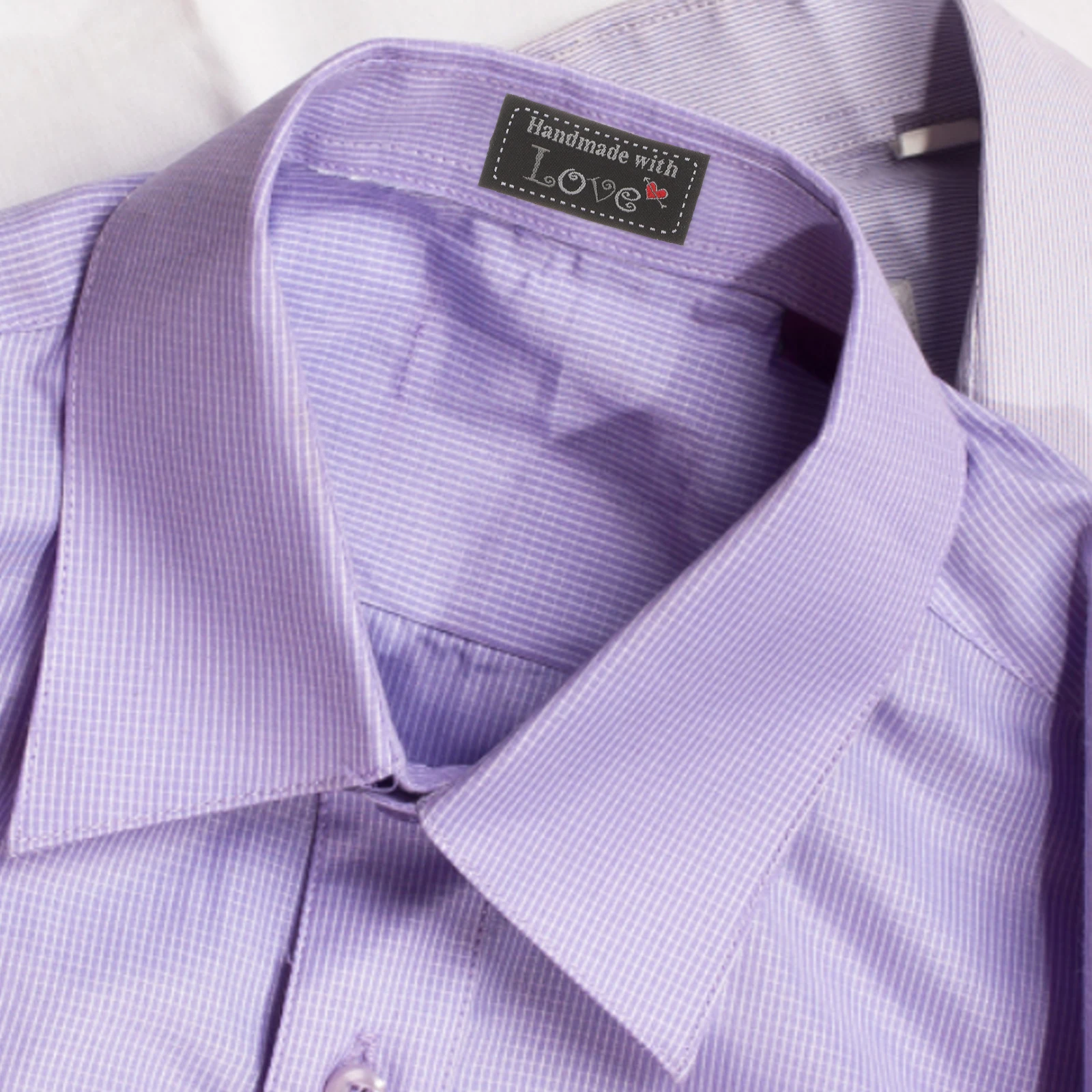 

100pcs Love Heart Woven Labels Sew-In Tags For Handmade Crochet Knitting Diy Fabric Crafts Personalized Sewing Labels