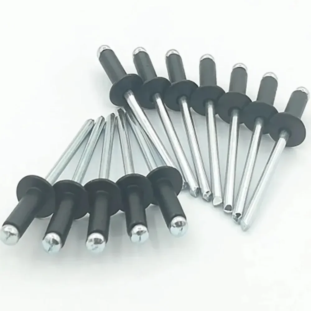 120 unids/caja M2.4 M3 M3.2 M4 remache de núcleo de aluminio abierto para decoración de uñas