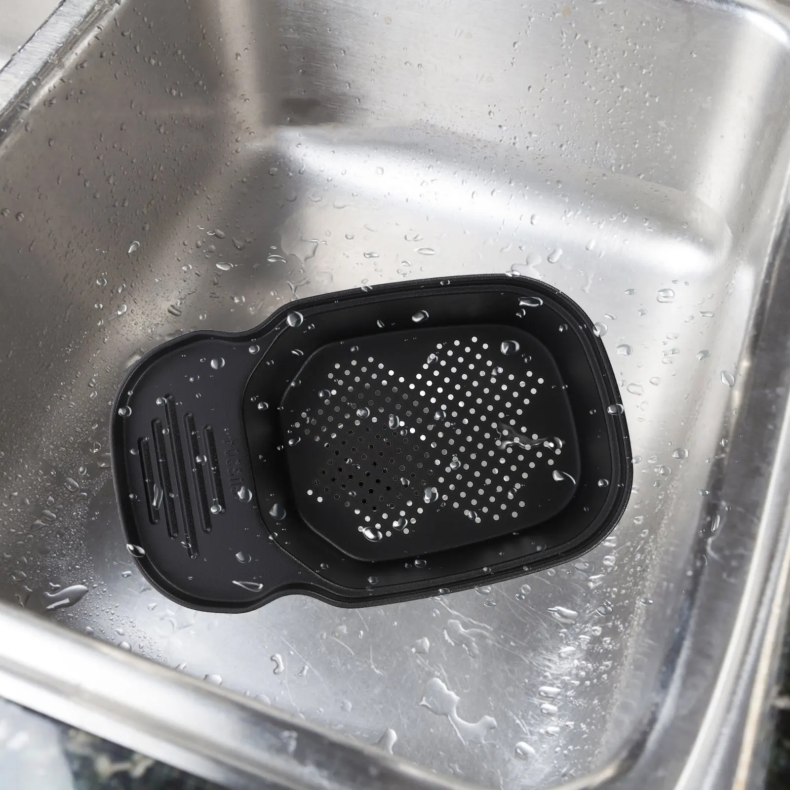

Drain Basket Mesh Storage Stainless Steel Dish Drainer Sink Drying Rack Kitchen Household Colander
