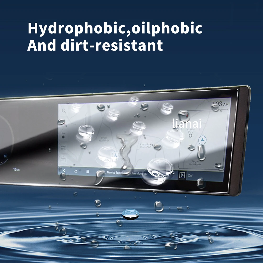 Protecteur d'écran Carplay, Film de protection en verre trempé, autocollants de navigateur de voiture, accessoires pour 25 HYUNDAI SANTA