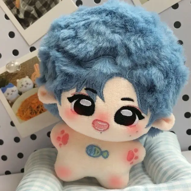 

Stuffed 10CM Yu Yuhan Star Body Cotton Doll Cute Plush Doll Idol Peripheral Collectible Toy Fans Gift