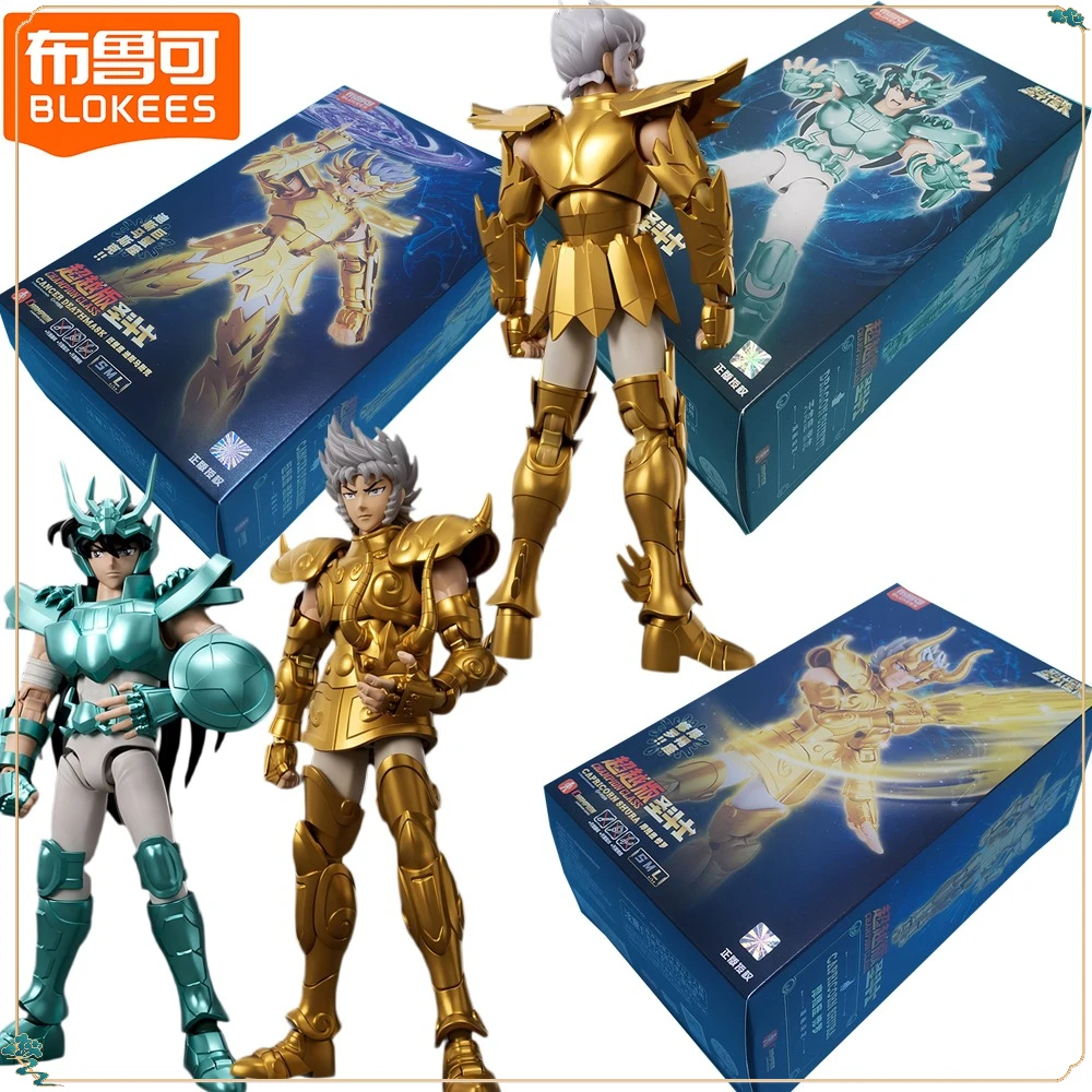 

New Genuine BLOKEES Saint Seiya Action Figures Capricorn Shura High-Detail Assemble Model Collectible Toys Kids Christmas Gifts