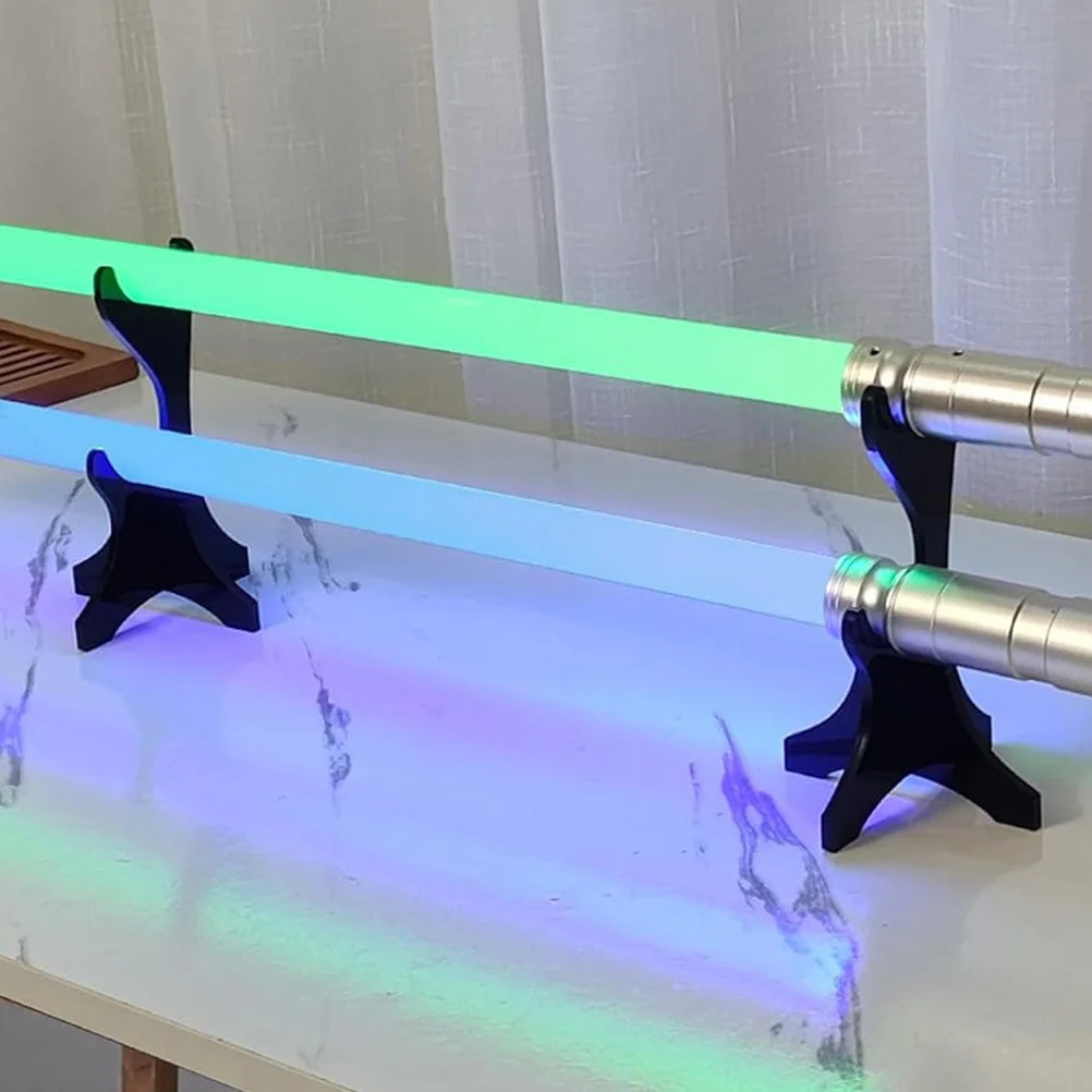 

2pcs Desktop Sword Stand Acrylic Double-Layer Display Rack For Light Collection Home Decor Desktop Storage Holder