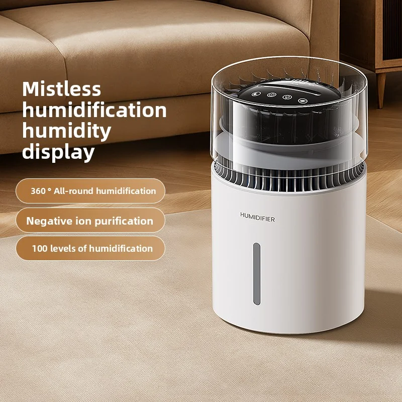 

Ультразвуковой увлажнитель воздуха с мощным распылением, бесшумный, компактный, для гостиной и домашнего использования