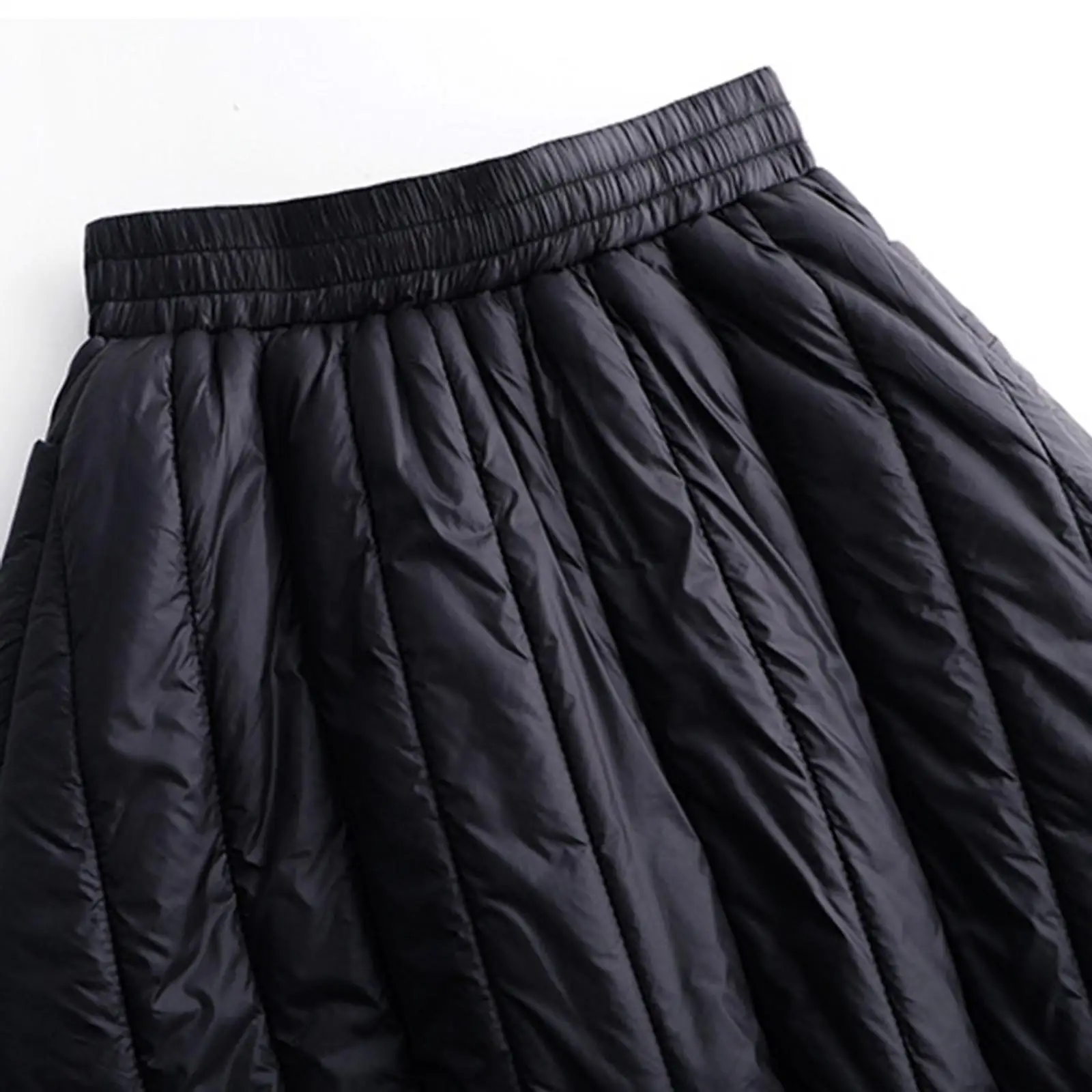 Women’s Button Maxi Quilted Skirt 1 Piece A Line Long Dress Ankle Length 2XL