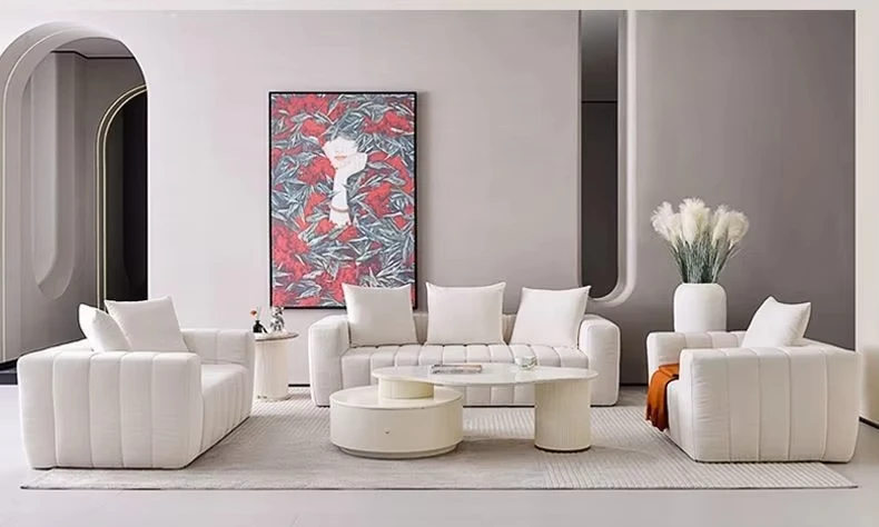 Vacuum-packed Fabric Sectional Sofa Set Modular Design High Quality Apartment Living Room Sofa