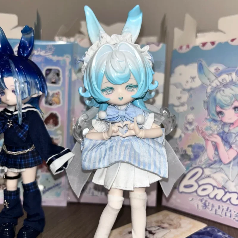 حقيقي 1/12 Bjd صندوق أعمى بوني أرنب الأرصاد الجوية ستار اللغة سلسلة Kawaii Bjd سطح المكتب مفصلية ألعاب شخصيات الحركة