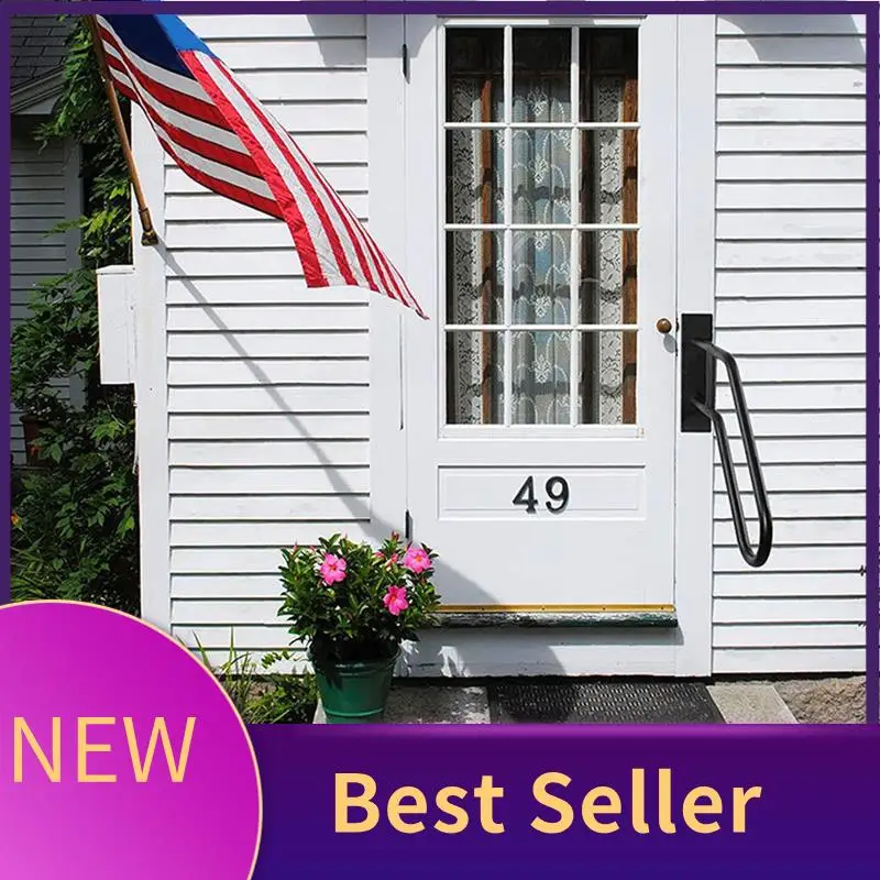 A01M-Handrails marches en fer balustrade d'escalier pour l'extérieur, 1 à 3 marches escaliers montés au mur pour personnes âgées, handicapées, femmes enceintes