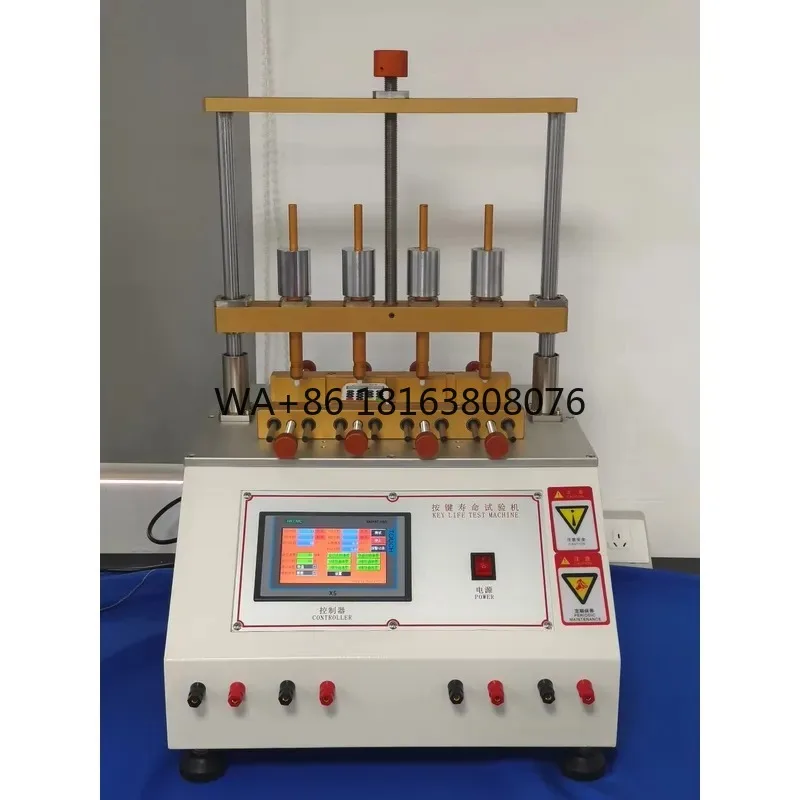 Key Life Test Machine IEC60068 Button Durability Tester for Remote Control Keyboard Switch Fatigue Cycle Testing Equipment