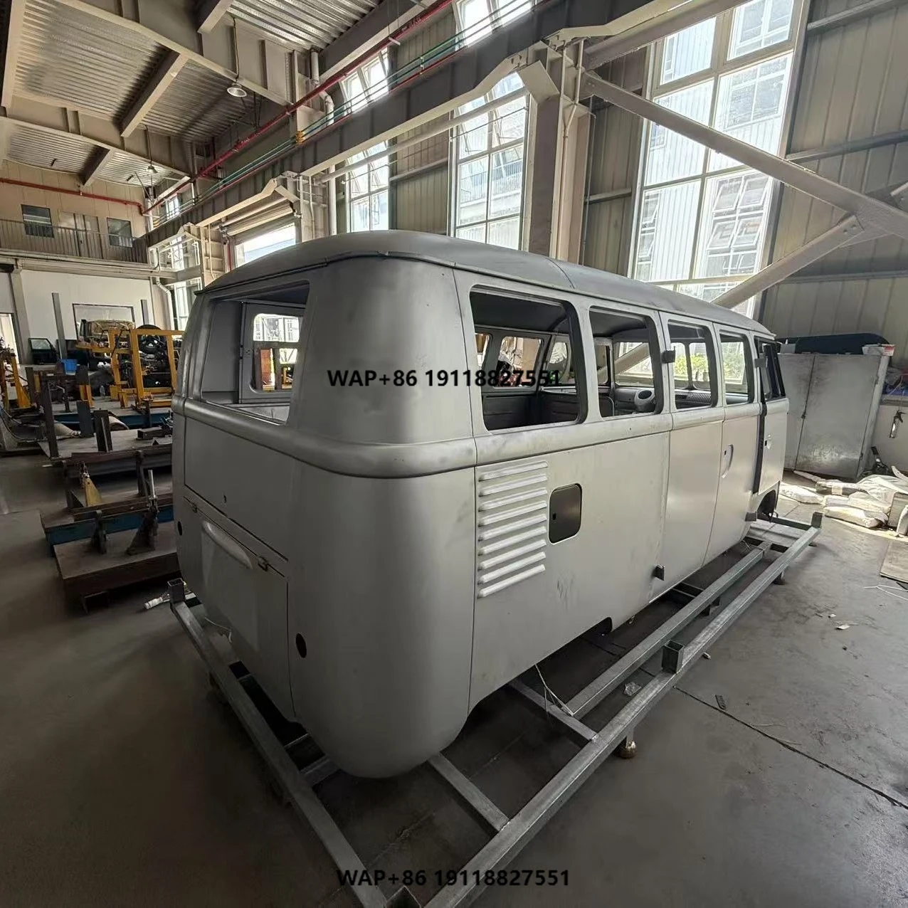 Corpo de ônibus VW T1, peças clássicas de aço totalmente montadas para ônibus T1 T2
