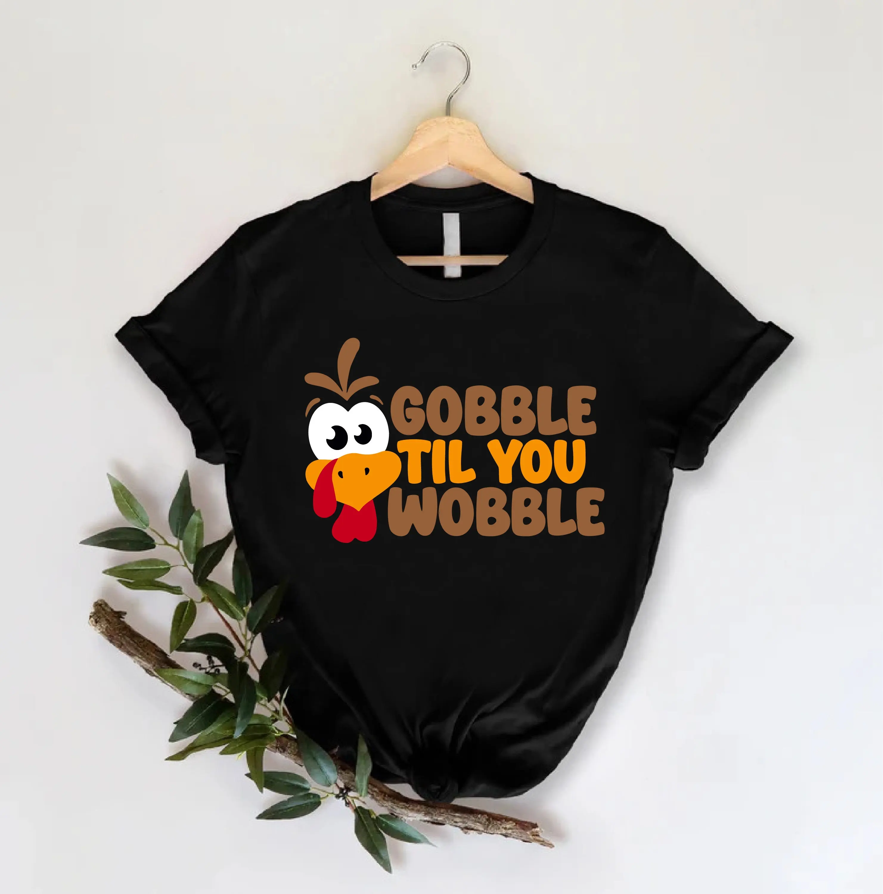 Funny Thanksgiving T shirt Gobble Till You Wobble Turkey Gravy Lover Matching