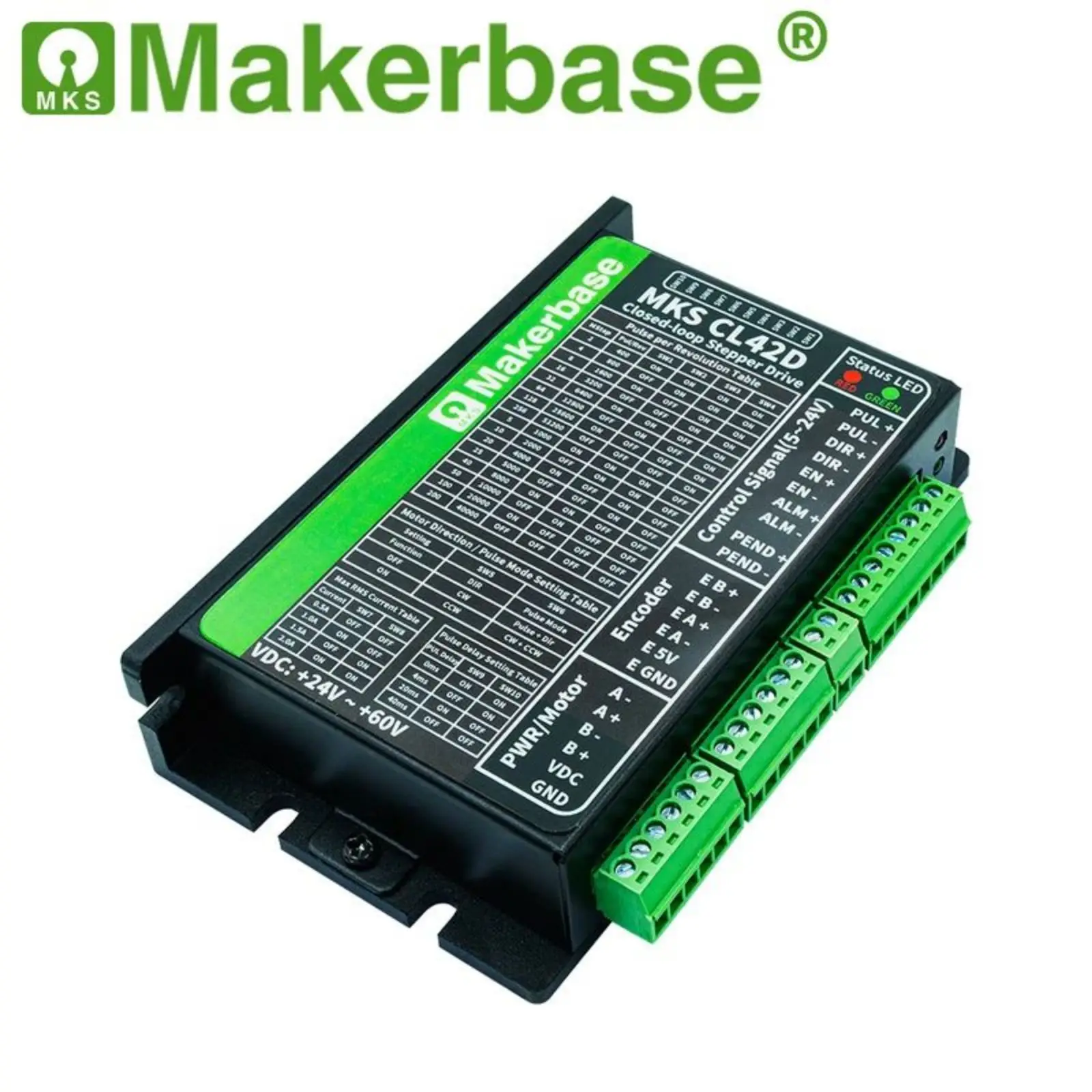 Imagem -06 - Makerbase Circuito Fechado Stepper Driver com Codificador Mks Cl57d Nema23 Impressora Cnc 3d Baixo Calor Alto Torque