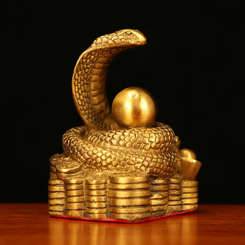 Chinese-Style Brass Ornaments Set, Complete With The Zodiac Animals Rat, Ox, Tiger, Rabbit, Dragon, Snake, Horse, Sheep,