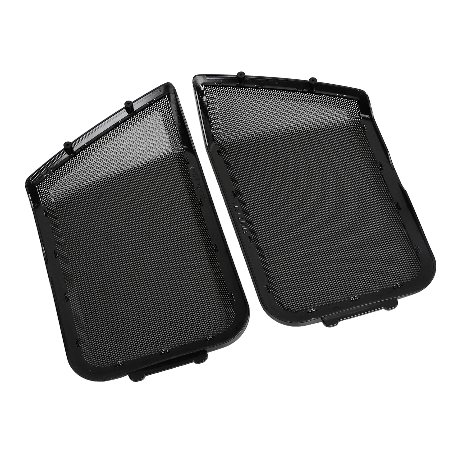 Motorcycle Black 6"x 9" For Harley 1994-2013 Saddlebag Speaker Lids Metal Grills Cover Touring Electra Street Glide Road King