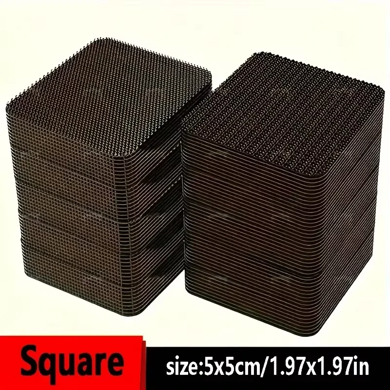 أريكة لاصقة من النايلون على الوجهين، وسادة قدم ذاتية اللصق، ملصقات تثبيت غير مرئية، خالية من اللكمات، غير قابلة للانزلاق