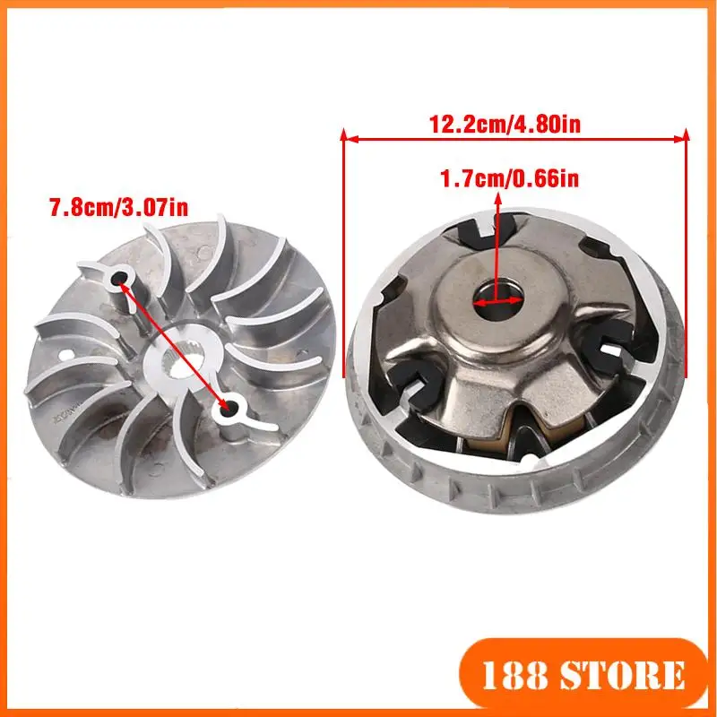 Accesorios para bicicletas de playa go kart 230CC GY6 motor rueda activa rueda motriz