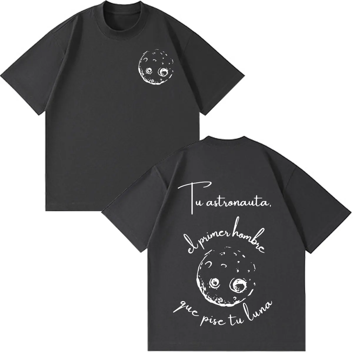 Rapper Melendi Tour Print Merch T-Shirt für Männer und Frauen, modisches Vintage-T-Shirt, kurzärmelig, lässig, Baumwolle, übergroße Hip-Hop-T-Shirts – Detail 3