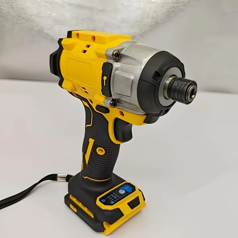 

20V 1/4 Impact Driver (Tool Solely Without Battery) - Compatible with Batteries, with Operation Indicator Light, Variable Speed Trigger, Suitable for Home And Appliance Repair