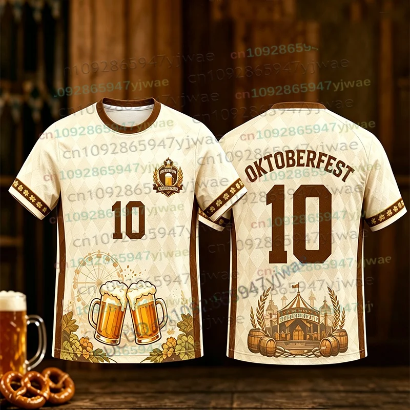 2026 Lustiges Oktoberfest-Shirt Bierfest-T-Shirt Deutsches München-Festival Streetwear Sport Freizeit T-Shirt Damen Herren T-Shirt Kleidung – Detail 12