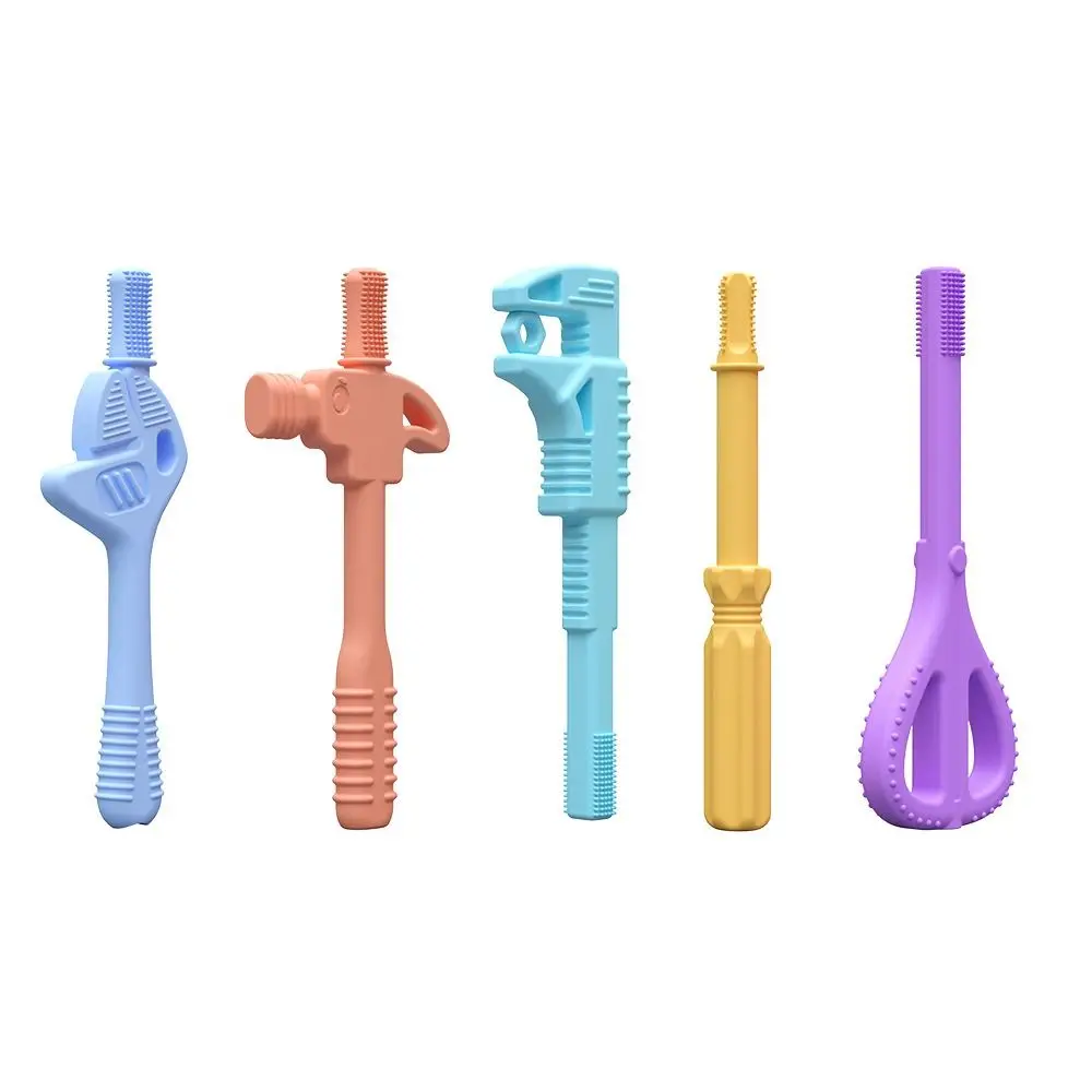 Creative Silicone Teething Toys Food Grade Silicone Durable Baby Teethers BPA Free Safe To Chew Infant Teething Toys