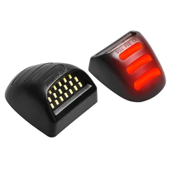 2Pcs 12V 6000K For Chevrolet Silverado Avalanche Traverse Tahoe Suburban LED Car Number License Plate Lights Lamp Auto Luces New