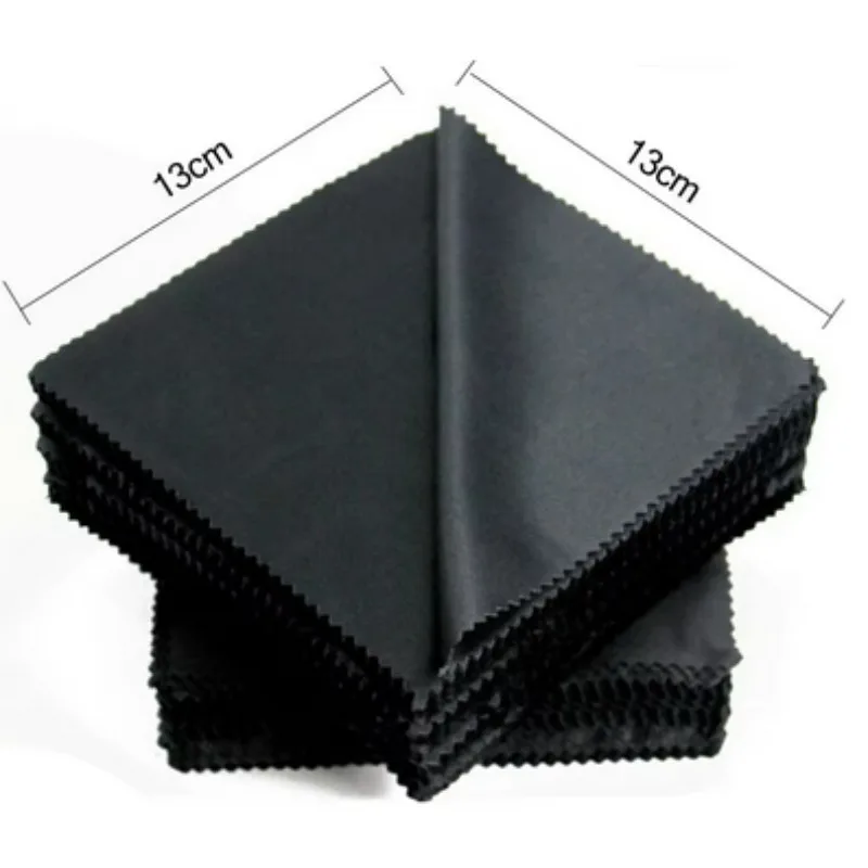 

20/30pcs Black Microfiber Cycling Sunglasses Eyeglasses Cleaning Cloth Glasses Eyewear Clean Lens Cloth Accessories