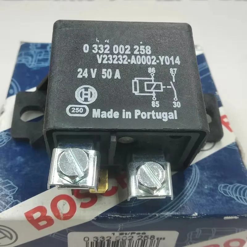 

novo relé original drive 24v 50a, sensor de arranque de escavadeira, relé 033200258