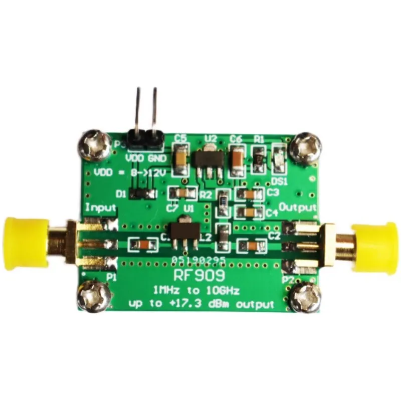 مكبر للصوت إشارة RF ، RF909 ، 1MHz-10GHz ، 17.3dBm