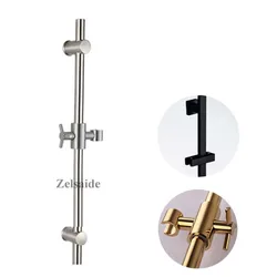 66cm length SUS 304 shower sliding bar golden / black / gray color