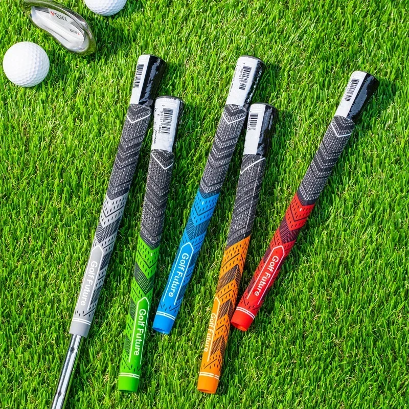 13pcs/lot Golf Grip Men\'s Rubber Golf Grips Cotton Yarn Golf Club Grips Iron and Wood Standard/Midsize Grip Universal