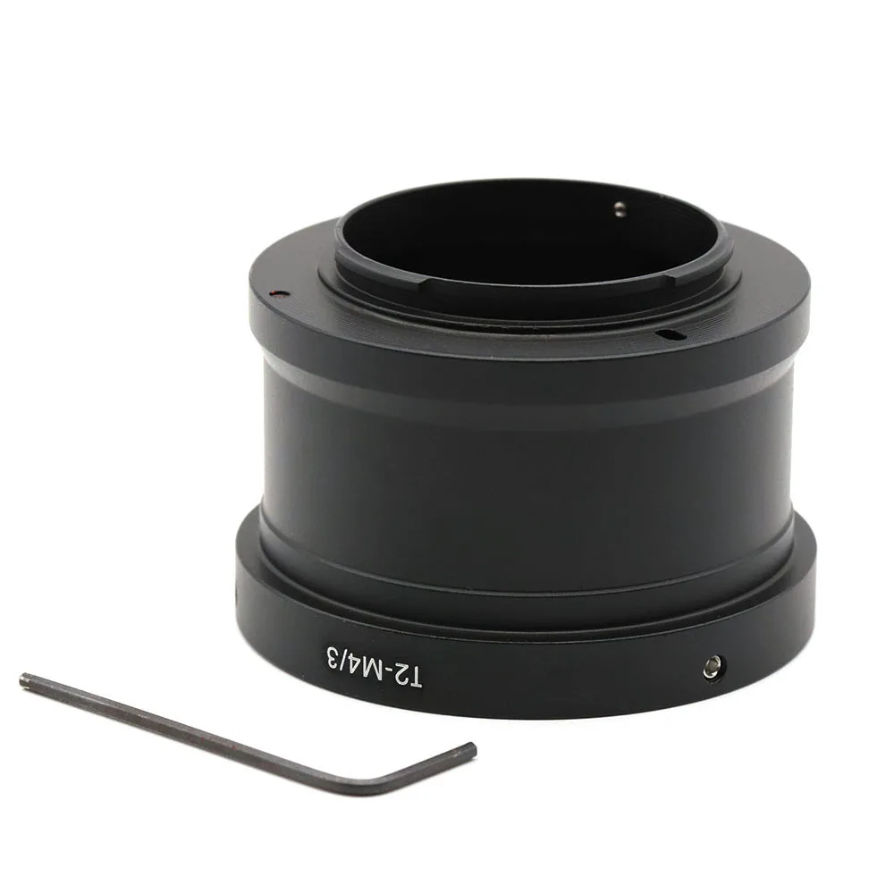 T2-M4/3 for T2 (M42x0.75) mount - Micro 4/3 Mount Adapter Ring T2-MFT T-M4/3 T-MFT for G GX GF GH E-M E-P series for Telescope