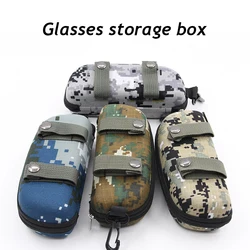 Glasses Storage Box Men Women Fashion Sunglasses Reading Protector Cover Travel Portable EVA Zipper With Hook Eyeglasses Case